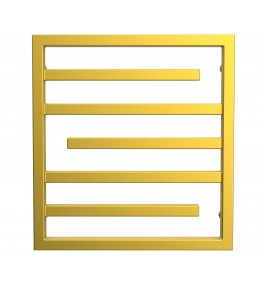 Grzejnik łazienkowy GORO LIGHT szerokość 530 mm