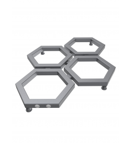 Grzejnik dekoracyjny HEXA B wysokość 69,3 cm
