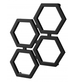 Grzejnik dekoracyjny HEXA B wysokość 69,3 cm
