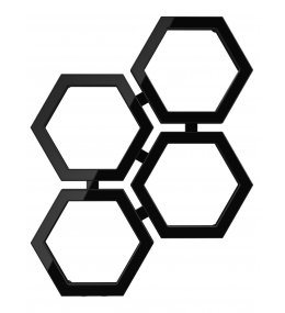 Grzejnik dekoracyjny HEXA B wysokość 69,3 cm