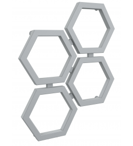 Grzejnik dekoracyjny HEXA B wysokość 69,3 cm
