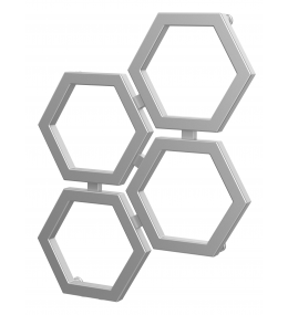 Grzejnik dekoracyjny HEXA B wysokość 69,3 cm