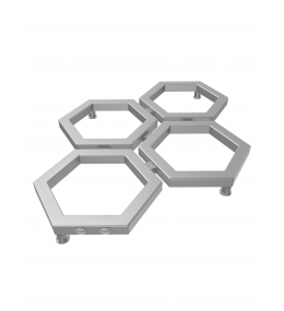 Grzejnik dekoracyjny HEXA B wysokość 69,3 cm