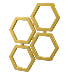 Grzejnik dekoracyjny HEXA B wysokość 69,3 cm