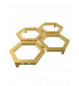 Grzejnik dekoracyjny HEXA B wysokość 69,3 cm