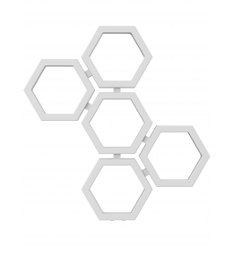 Grzejnik dekoracyjny HEXA C1 wysokość 83,5 cm