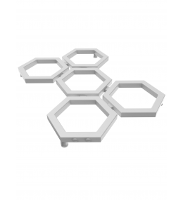 Grzejnik dekoracyjny HEXA C1 wysokość 83,5 cm