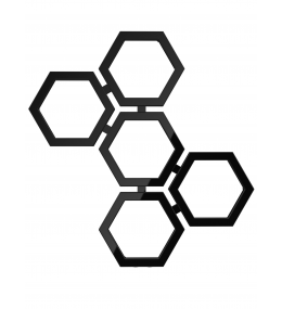 Grzejnik dekoracyjny HEXA C1 wysokość 83,5 cm