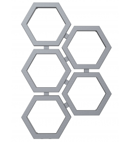 Grzejnik dekoracyjny HEXA C2 wysokość 83,5 cm
