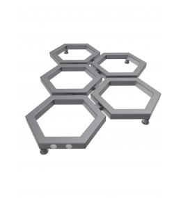 Grzejnik dekoracyjny HEXA C2 wysokość 83,5 cm