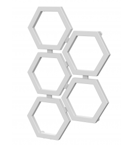 Grzejnik dekoracyjny HEXA C2 wysokość 83,5 cm