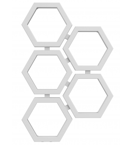 Grzejnik dekoracyjny HEXA C2 wysokość 83,5 cm