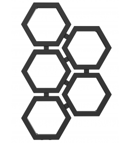 Grzejnik dekoracyjny HEXA C2 wysokość 83,5 cm