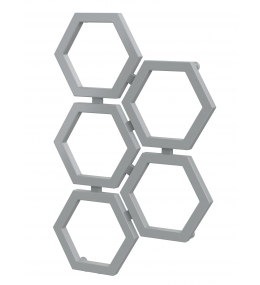 Grzejnik dekoracyjny HEXA C2 wysokość 83,5 cm