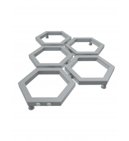 Grzejnik dekoracyjny HEXA C2 wysokość 83,5 cm