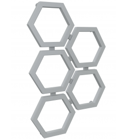 Grzejnik dekoracyjny HEXA C2 wysokość 83,5 cm