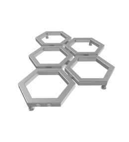 Grzejnik dekoracyjny HEXA C2 wysokość 83,5 cm