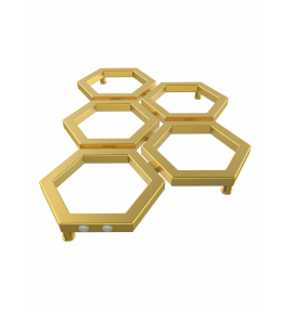Grzejnik dekoracyjny HEXA C2 wysokość 83,5 cm