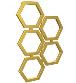 Grzejnik dekoracyjny HEXA C2 wysokość 83,5 cm