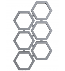 Grzejnik dekoracyjny HEXA D wysokość 97,8 cm