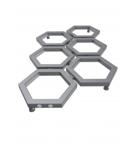 Grzejnik dekoracyjny HEXA D wysokość 97,8 cm