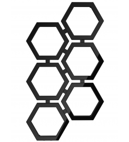 Grzejnik dekoracyjny HEXA D wysokość 97,8 cm