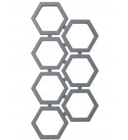 Grzejnik dekoracyjny HEXA E1 wysokość 112 cm