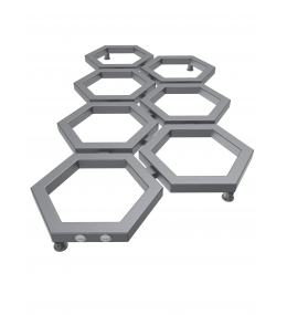Grzejnik dekoracyjny HEXA E1 wysokość 112 cm