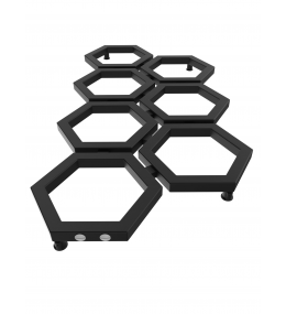 Grzejnik dekoracyjny HEXA E1 wysokość 112 cm