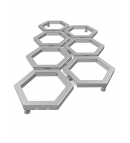 Grzejnik dekoracyjny HEXA E1 wysokość 112 cm
