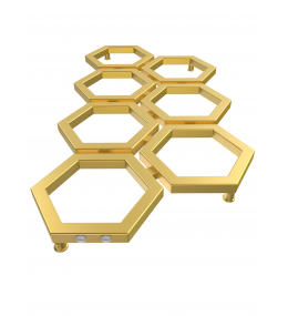 Grzejnik dekoracyjny HEXA E1 wysokość 112 cm