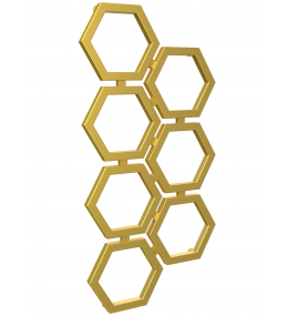 Grzejnik dekoracyjny HEXA E1 wysokość 112 cm