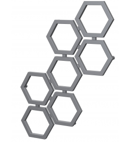 Grzejnik dekoracyjny HEXA E2 wysokość 120 cm