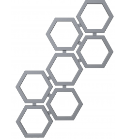 Grzejnik dekoracyjny HEXA E2 wysokość 120 cm