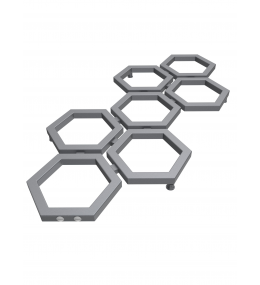 Grzejnik dekoracyjny HEXA E2 wysokość 120 cm