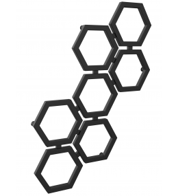 Grzejnik dekoracyjny HEXA E2 wysokość 120 cm