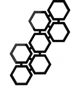 Grzejnik dekoracyjny HEXA E2 wysokość 120 cm