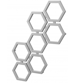 Grzejnik dekoracyjny HEXA E2 wysokość 120 cm