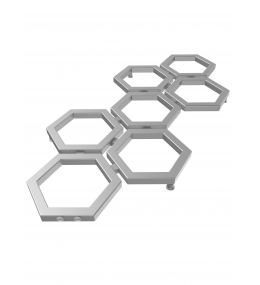 Grzejnik dekoracyjny HEXA E2 wysokość 120 cm