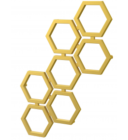 Grzejnik dekoracyjny HEXA E2 wysokość 120 cm