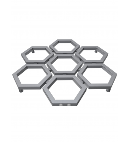 Grzejnik dekoracyjny HEXA E3 wysokość 83,5 cm