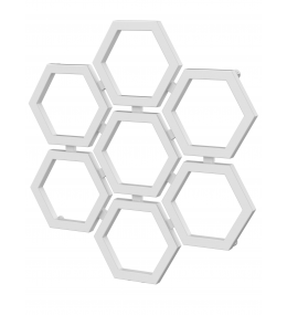 Grzejnik dekoracyjny HEXA E3 wysokość 83,5 cm