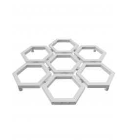 Grzejnik dekoracyjny HEXA E3 wysokość 83,5 cm