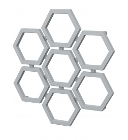 Grzejnik dekoracyjny HEXA E3 wysokość 83,5 cm