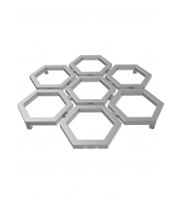 Grzejnik dekoracyjny HEXA E3 wysokość 83,5 cm