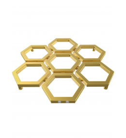 Grzejnik dekoracyjny HEXA E3 wysokość 83,5 cm