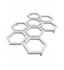 Grzejnik dekoracyjny HEXA F wysokość 112 cm