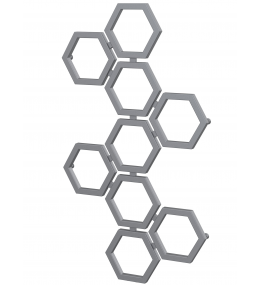 Grzejnik dekoracyjny HEXA G1 wysokość 140,5 cm