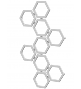 Grzejnik dekoracyjny HEXA G1 wysokość 140,5 cm