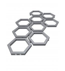 Grzejnik dekoracyjny HEXA G2 wysokość 112 cm